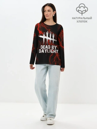 Лонгслив женский. Хлопок / Dead by Daylight