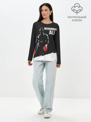 Лонгслив женский. Хлопок / Muhammad Ali
