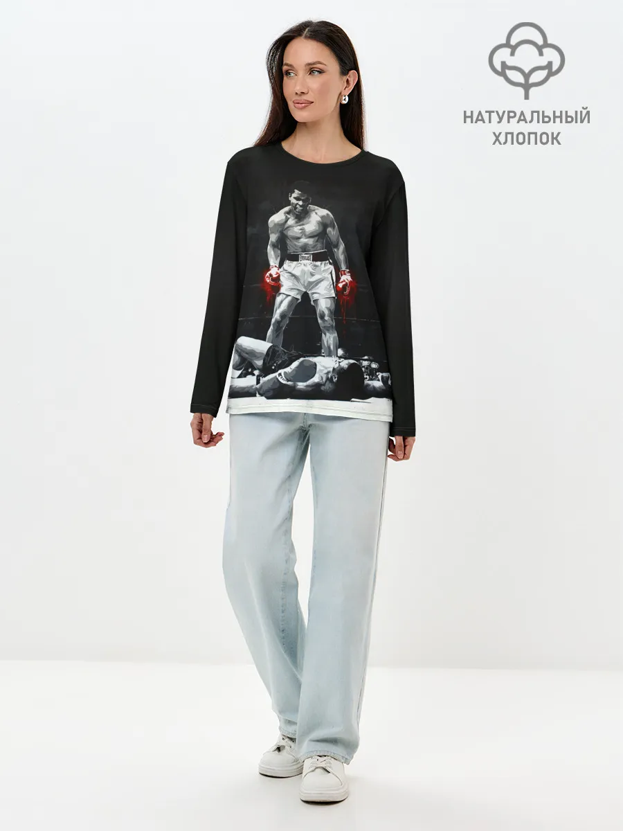 Лонгслив женский. Хлопок / Muhammad Ali