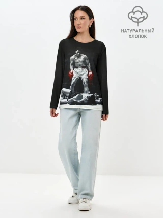Лонгслив женский. Хлопок / Muhammad Ali