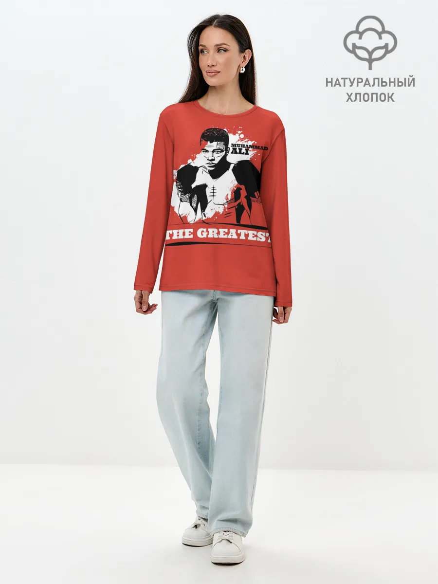 Лонгслив женский. Хлопок / The Greatest