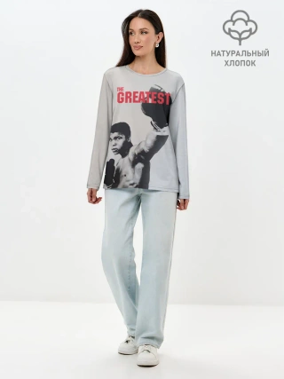 Лонгслив женский. Хлопок / The Greatest