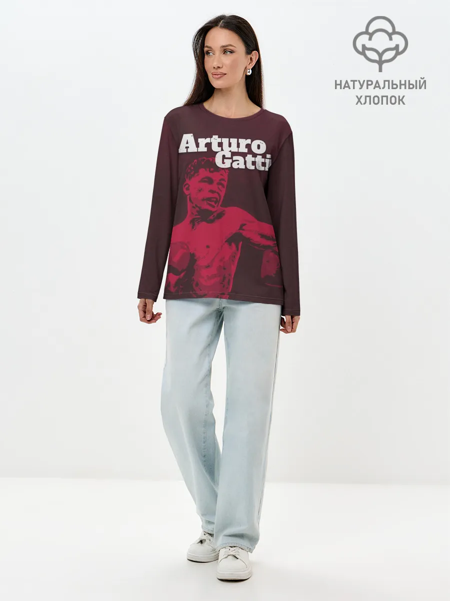 Лонгслив женский. Хлопок / Arturo Gatti
