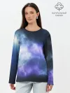 Лонгслив женский. Хлопок / ГОЛУБОЕ НЕБО