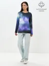 Лонгслив женский. Хлопок / ГОЛУБОЕ НЕБО