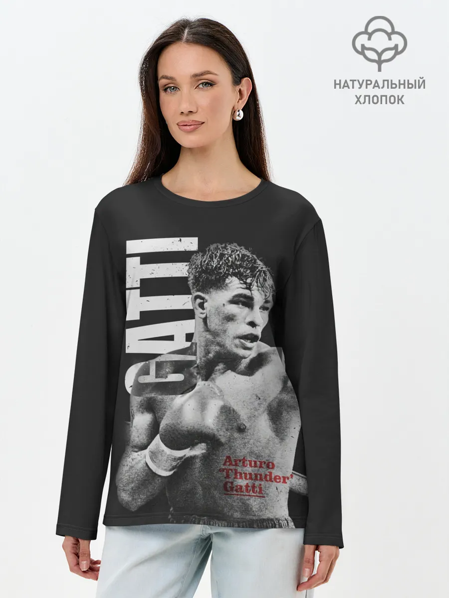 Лонгслив женский. Хлопок / Gatti