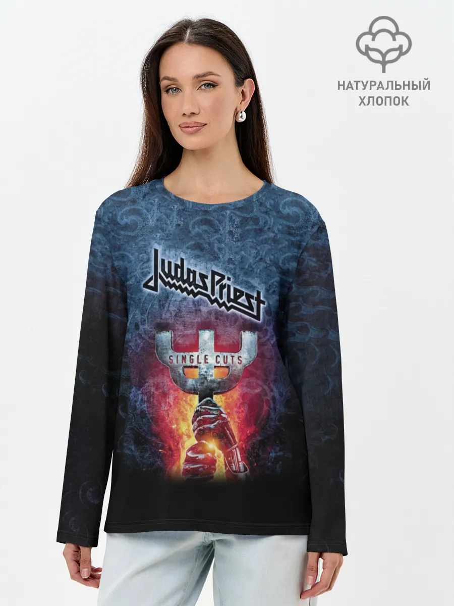 Лонгслив женский. Хлопок / Judas priest