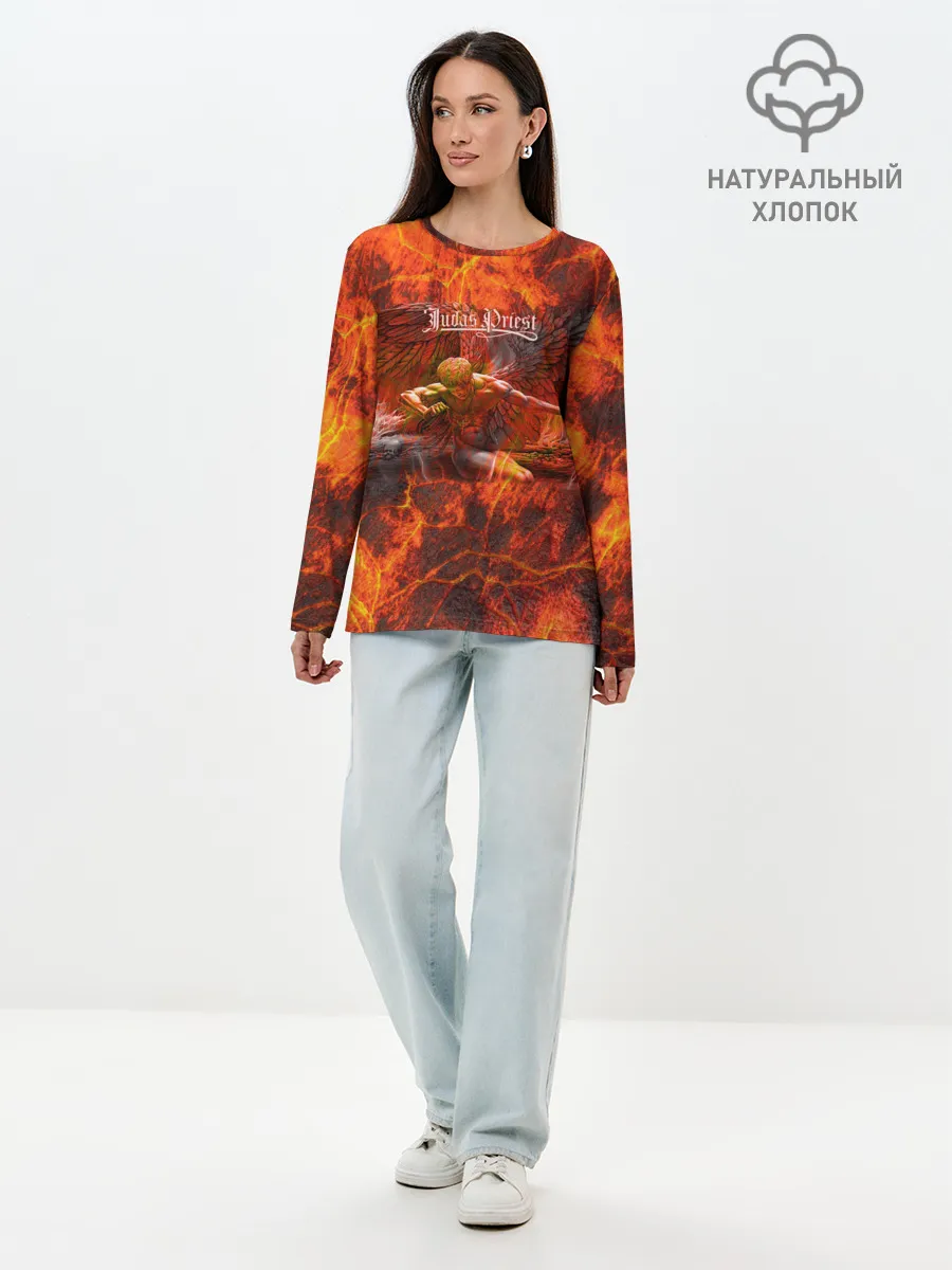 Лонгслив женский. Хлопок / Judas Priest