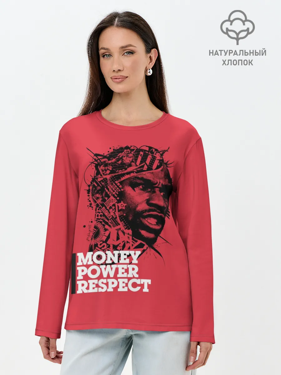 Лонгслив женский. Хлопок / Floyd Mayweather