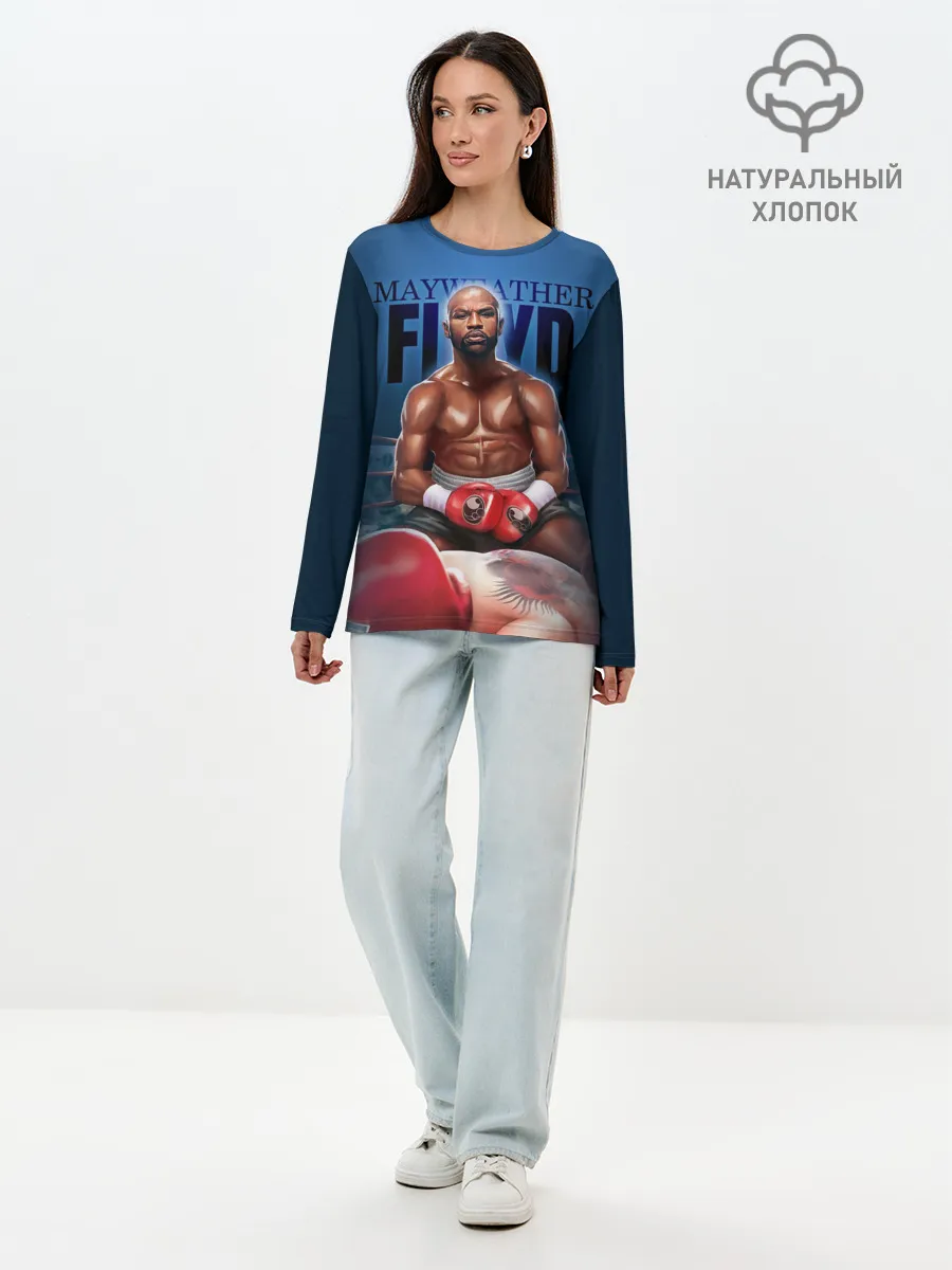 Лонгслив женский. Хлопок / Mayweather