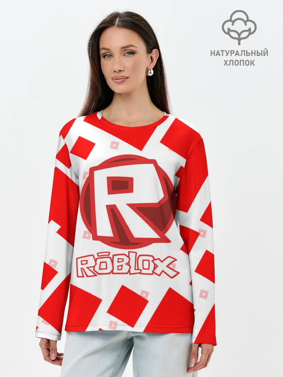 Лонгслив женский. Хлопок / ROBLOX