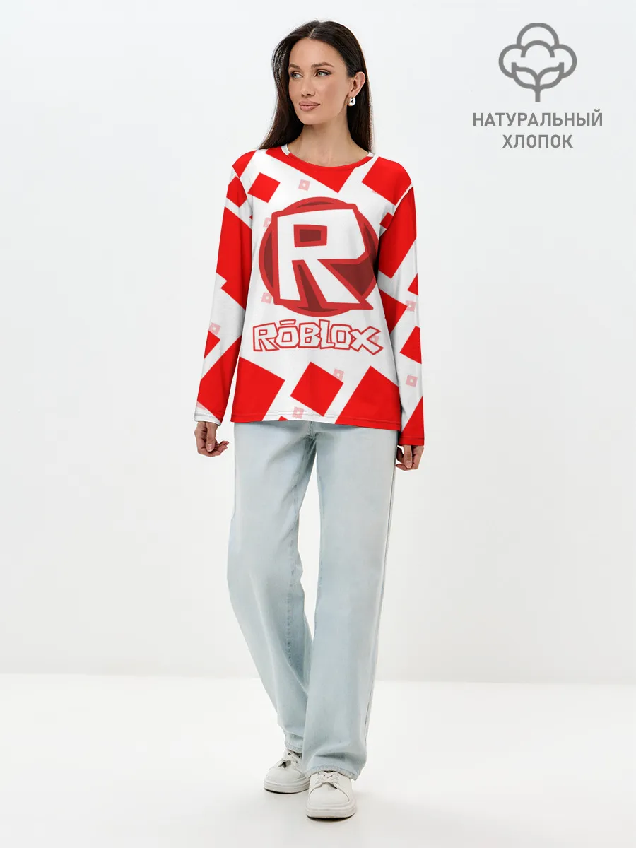 Лонгслив женский. Хлопок / ROBLOX