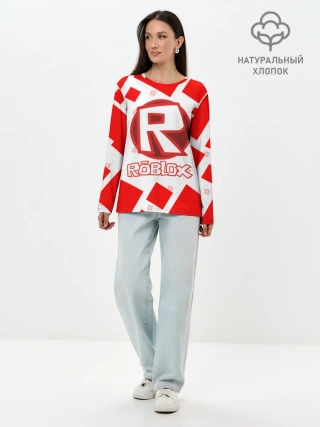 Лонгслив женский. Хлопок / ROBLOX