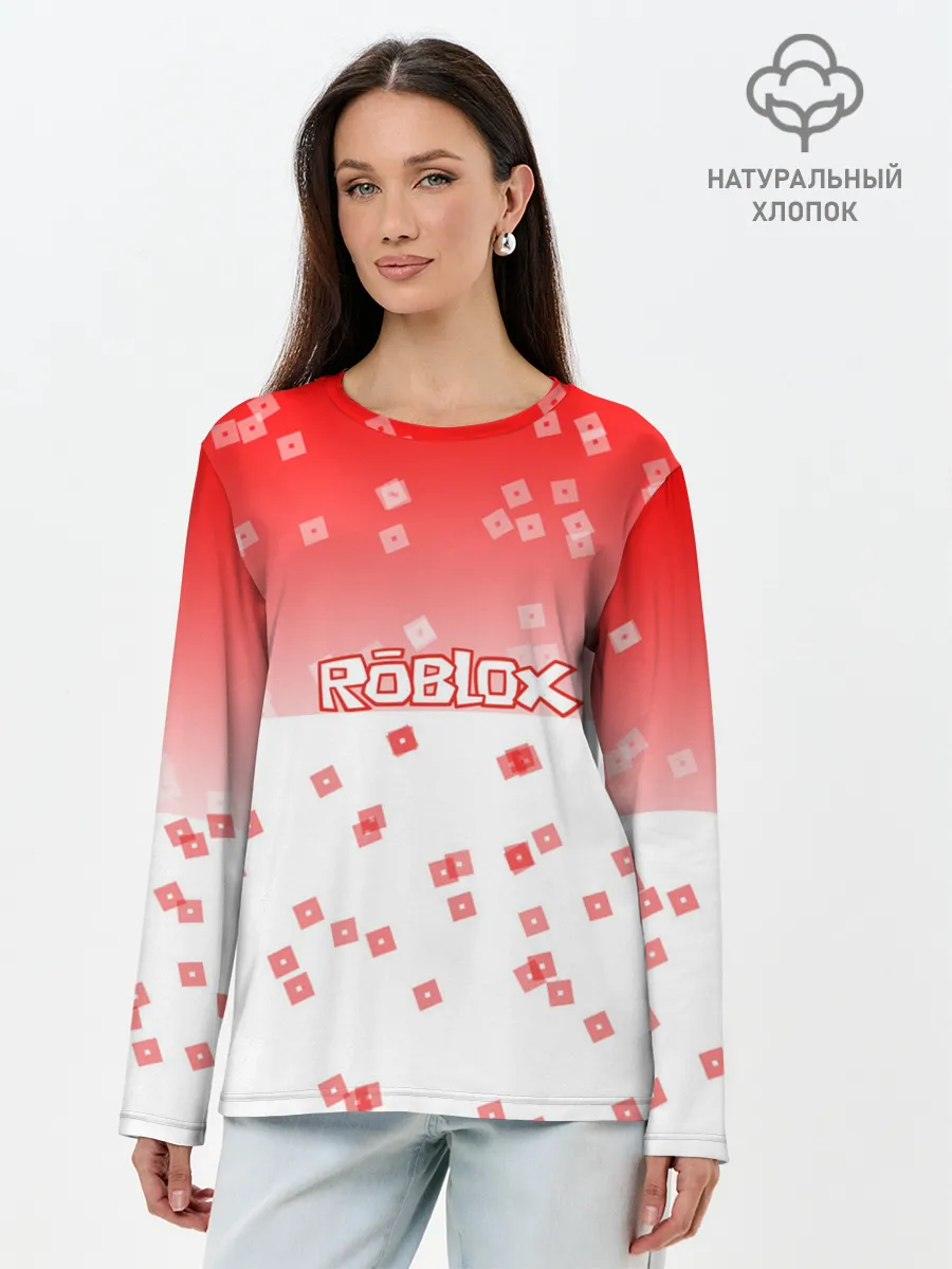 Лонгслив женский. Хлопок / ROBLOX