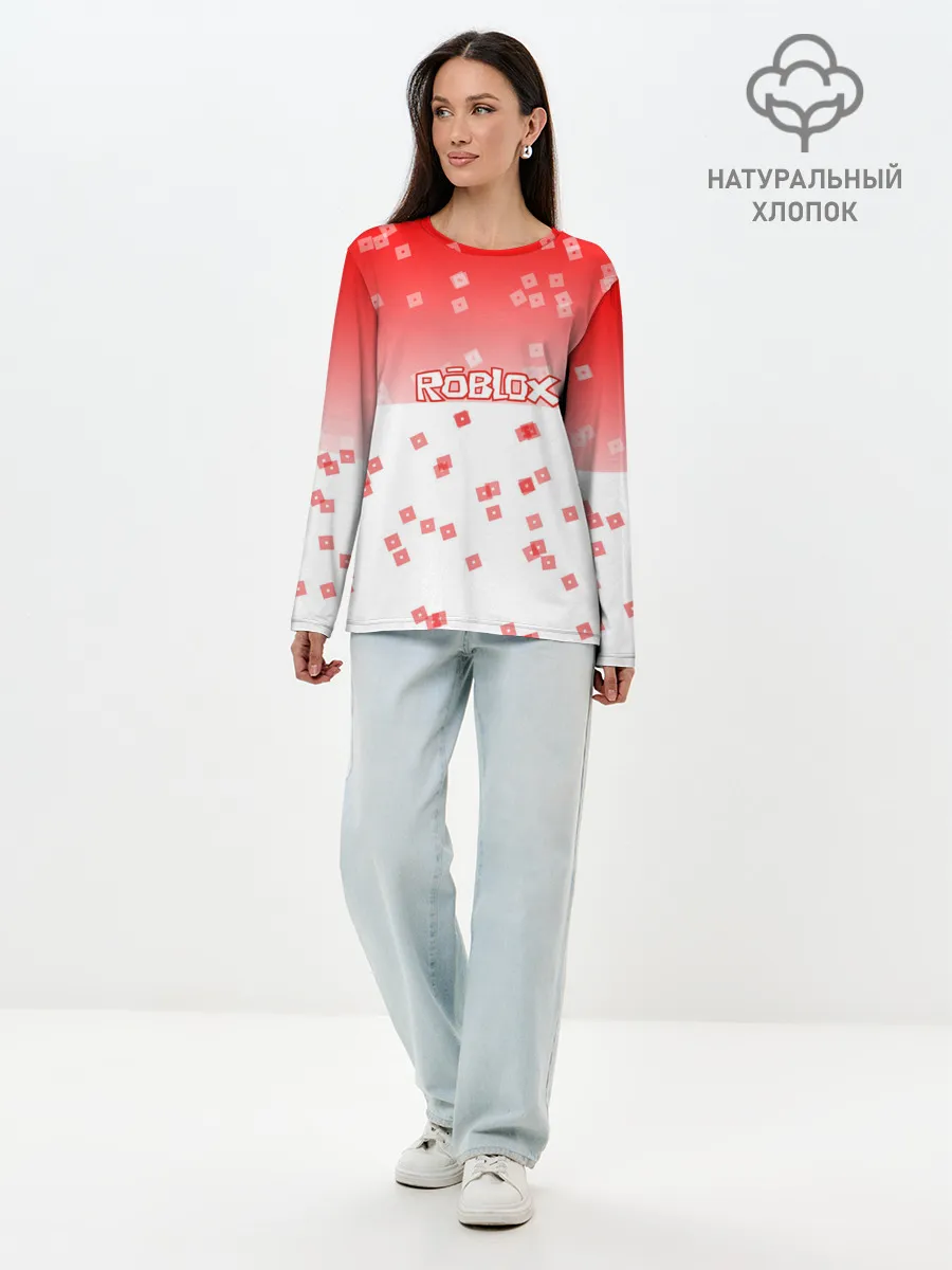 Лонгслив женский. Хлопок / ROBLOX