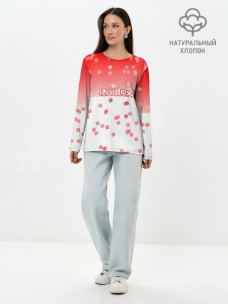 Лонгслив женский. Хлопок / ROBLOX