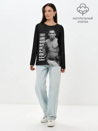 Лонгслив женский. Хлопок / EL CUCUY Tony Ferguson