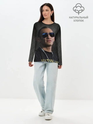 Лонгслив женский. Хлопок / EL CUCUY Tony Ferguson
