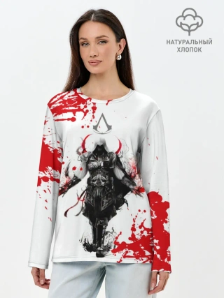 Лонгслив женский. Хлопок / Assassins Creed