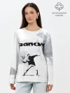 Лонгслив женский. Хлопок / Banksy