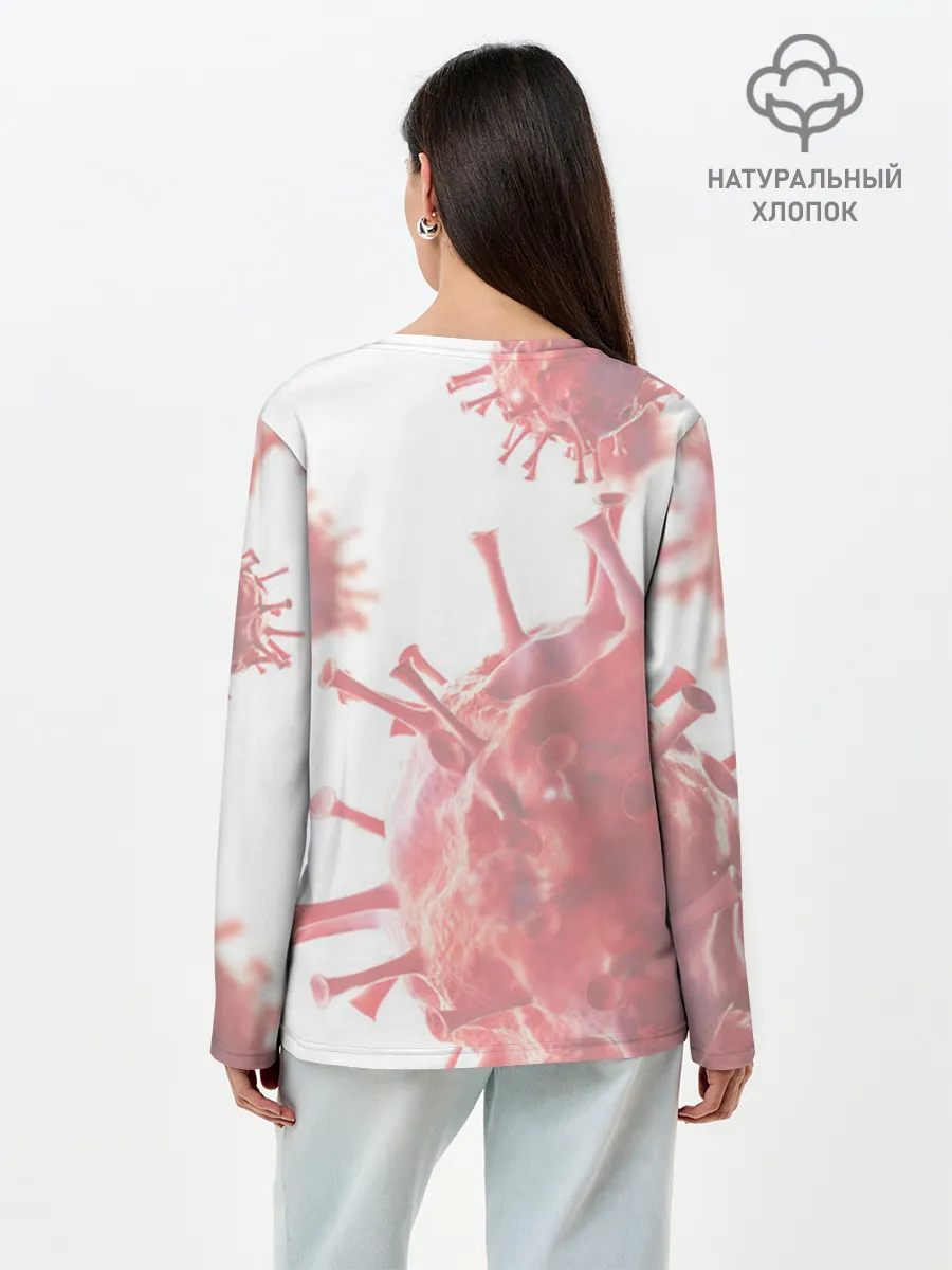 Лонгслив женский. Хлопок / Моя корона