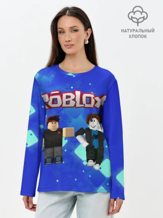 Лонгслив женский. Хлопок / ROBLOX