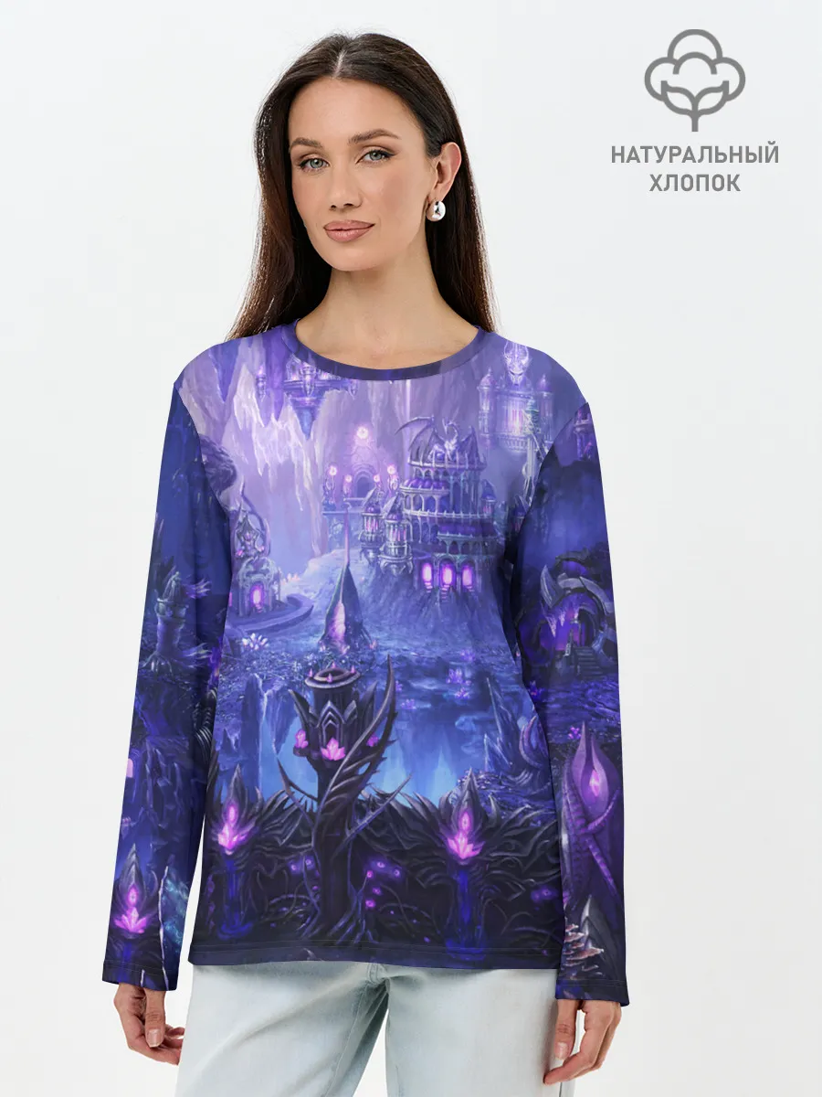 Лонгслив женский. Хлопок / HEROES