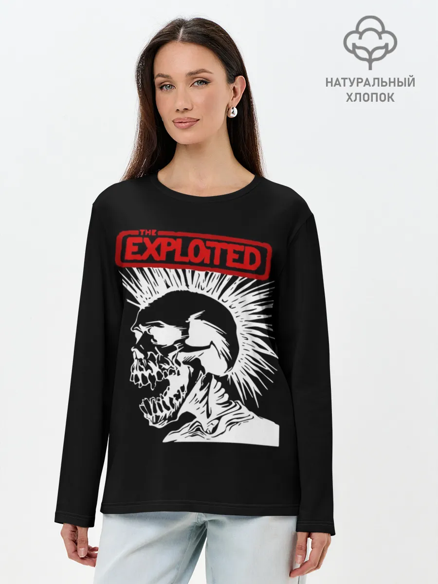 Лонгслив женский. Хлопок / The Exploited