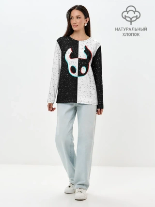 Лонгслив женский. Хлопок / Hollow Knight