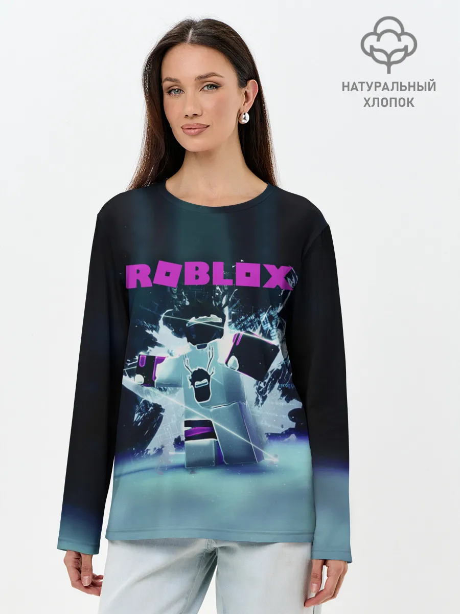 Лонгслив женский. Хлопок / ROBLOX