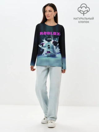 Лонгслив женский. Хлопок / ROBLOX