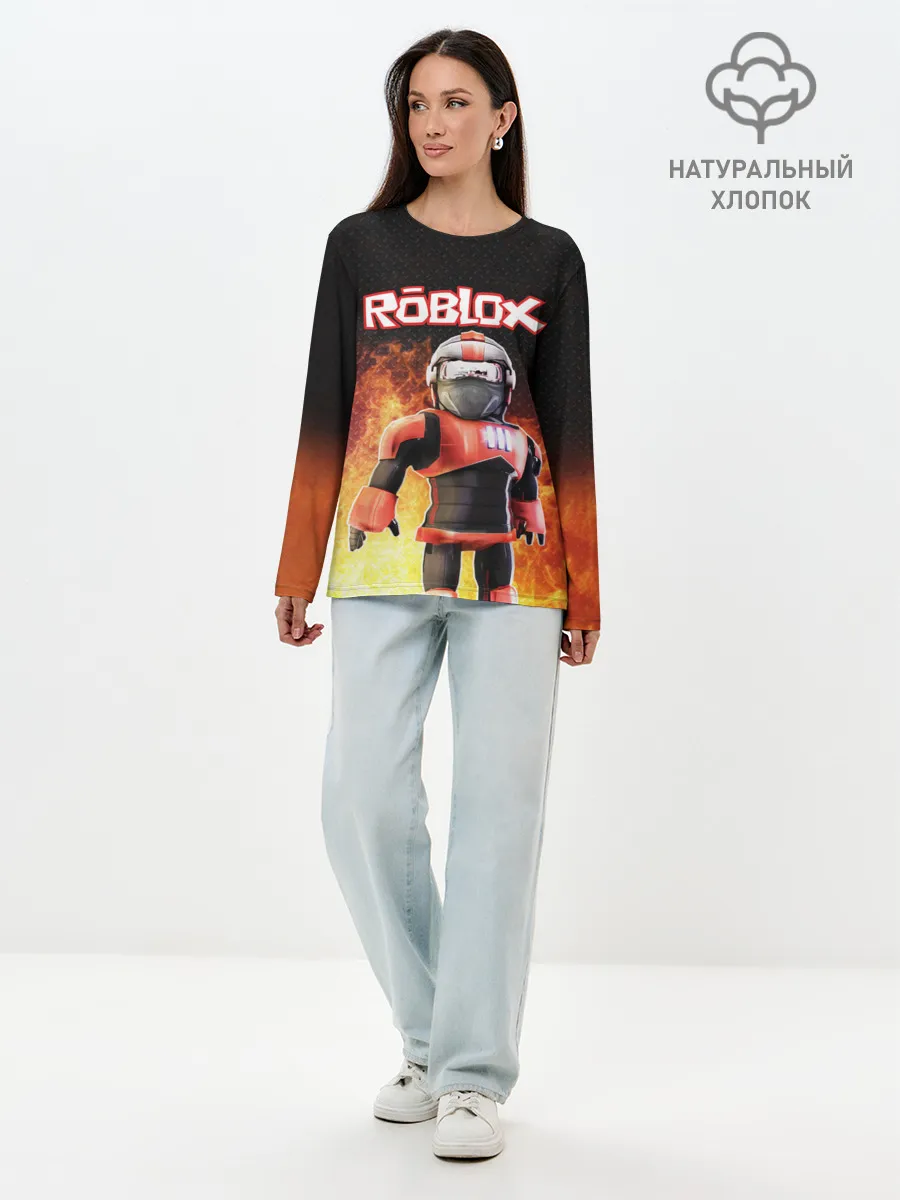 Лонгслив женский. Хлопок / ROBLOX