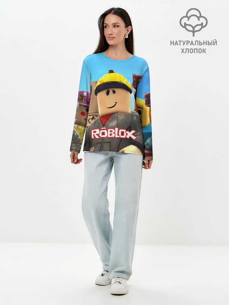 Лонгслив женский. Хлопок / ROBLOX