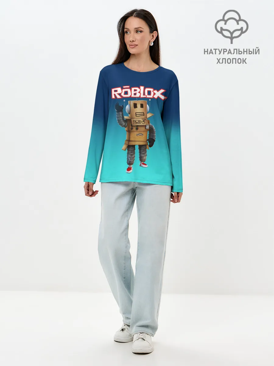 Лонгслив женский. Хлопок / ROBLOX