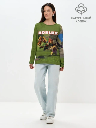 Лонгслив женский. Хлопок / ROBLOX