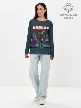 Лонгслив женский. Хлопок / ROBLOX