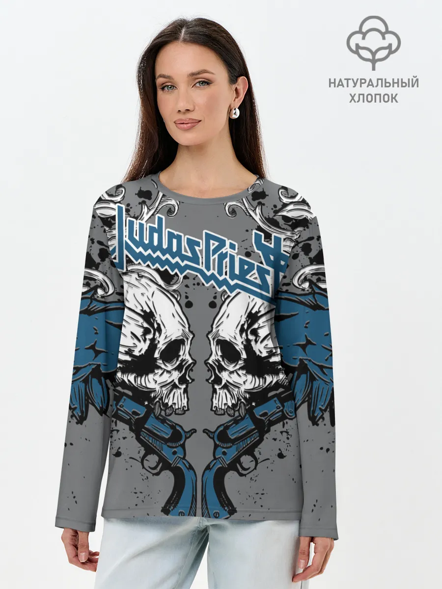 Лонгслив женский. Хлопок / Judas Priest