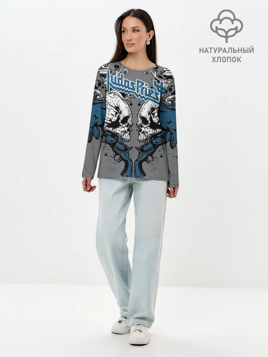 Лонгслив женский. Хлопок / Judas Priest