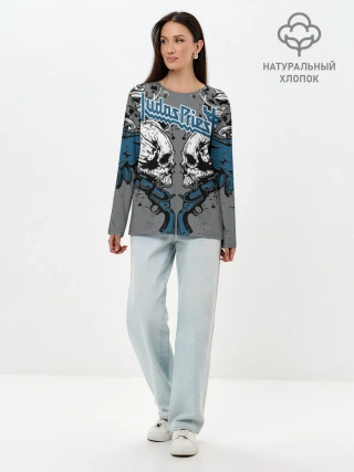 Лонгслив женский. Хлопок / Judas Priest