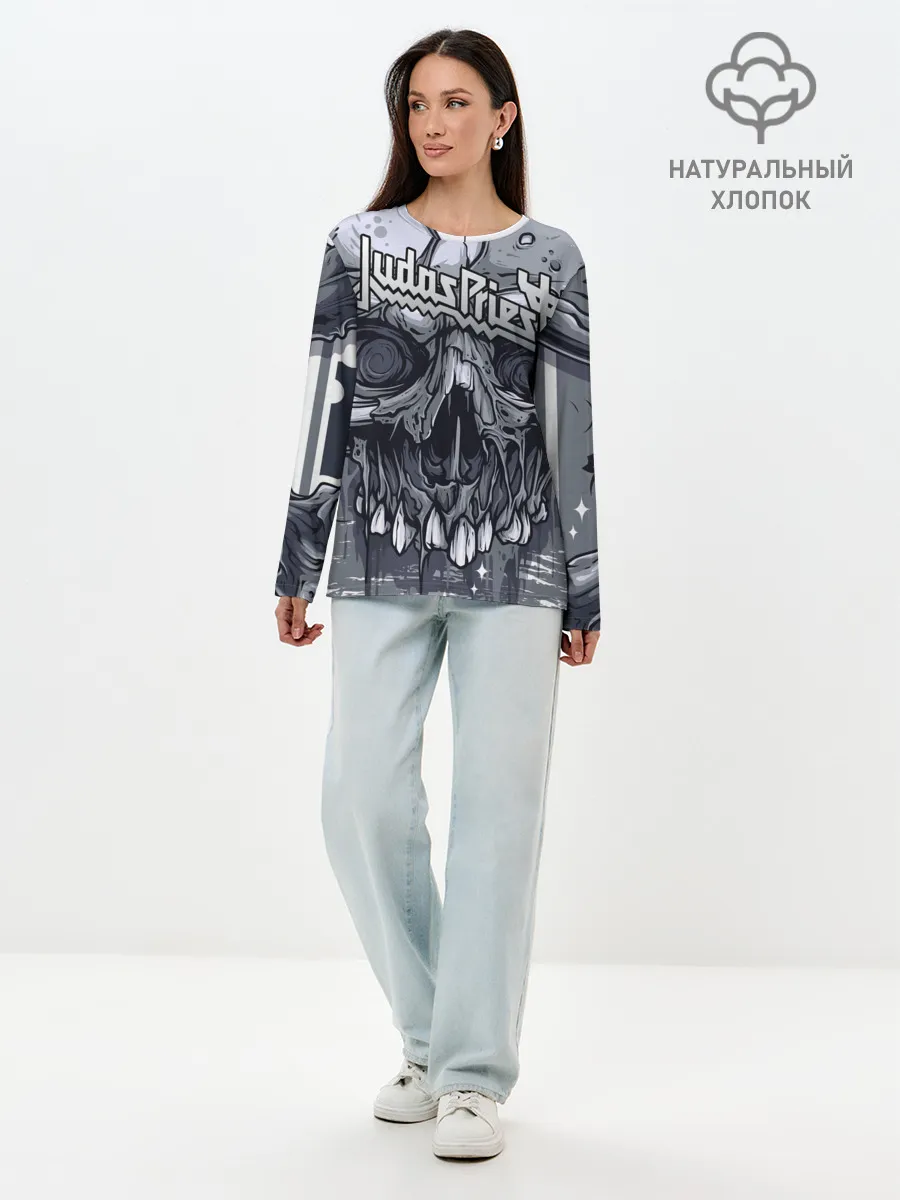 Лонгслив женский. Хлопок / Judas Priest