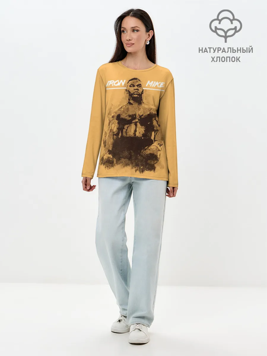 Лонгслив женский. Хлопок / Iron Mike