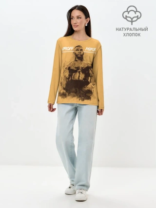 Лонгслив женский. Хлопок / Iron Mike