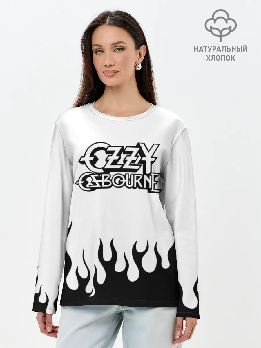 Лонгслив женский. Хлопок / Ozzy Osbourne