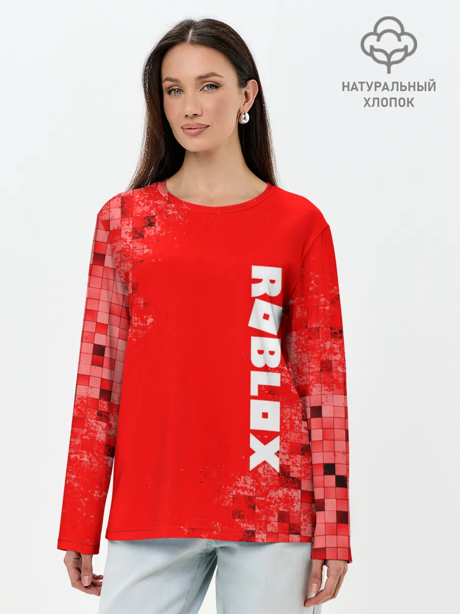 Лонгслив женский. Хлопок / ROBLOX