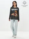 Лонгслив женский. Хлопок / Manny