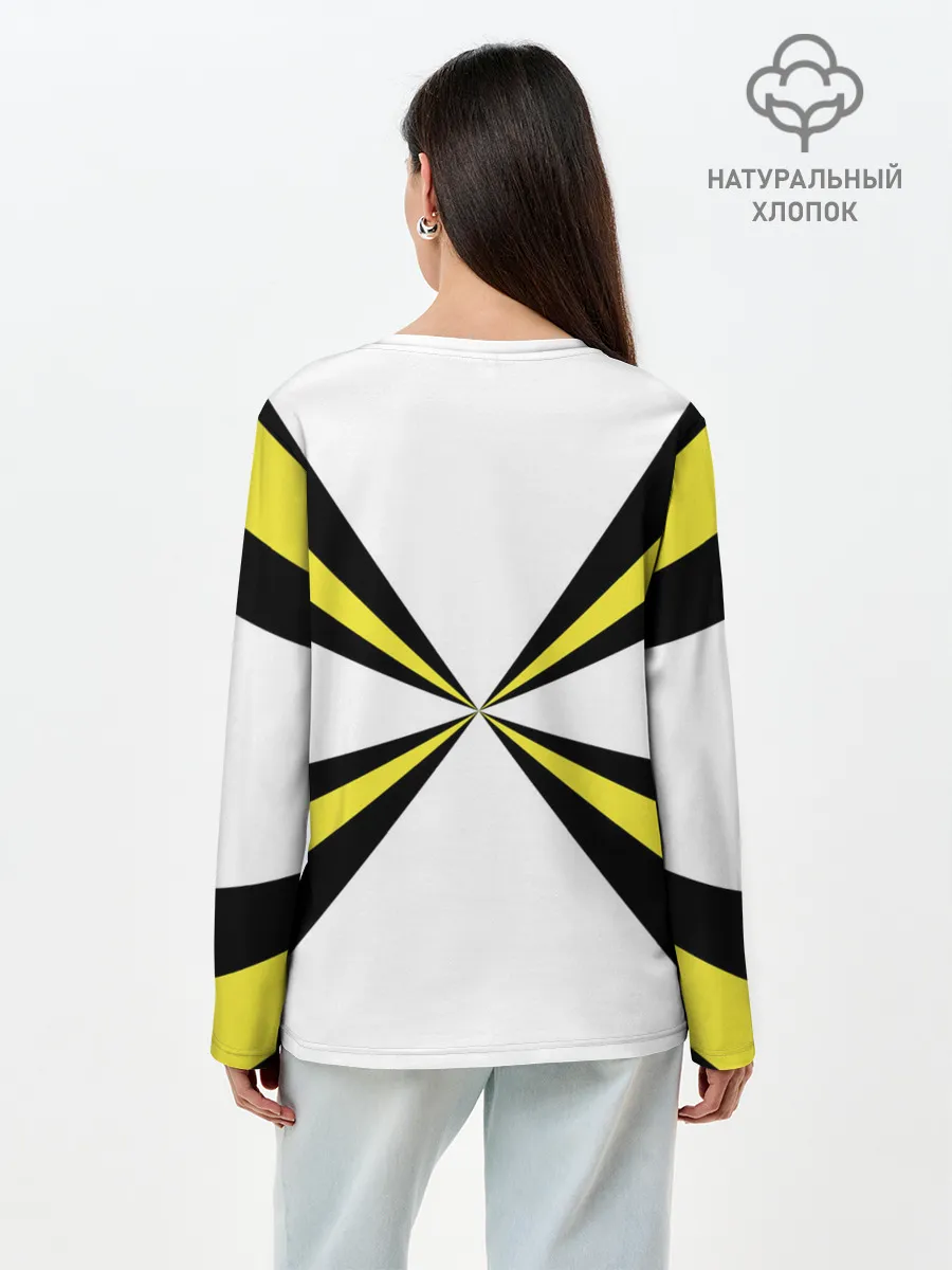 Лонгслив женский. Хлопок / Войска связи