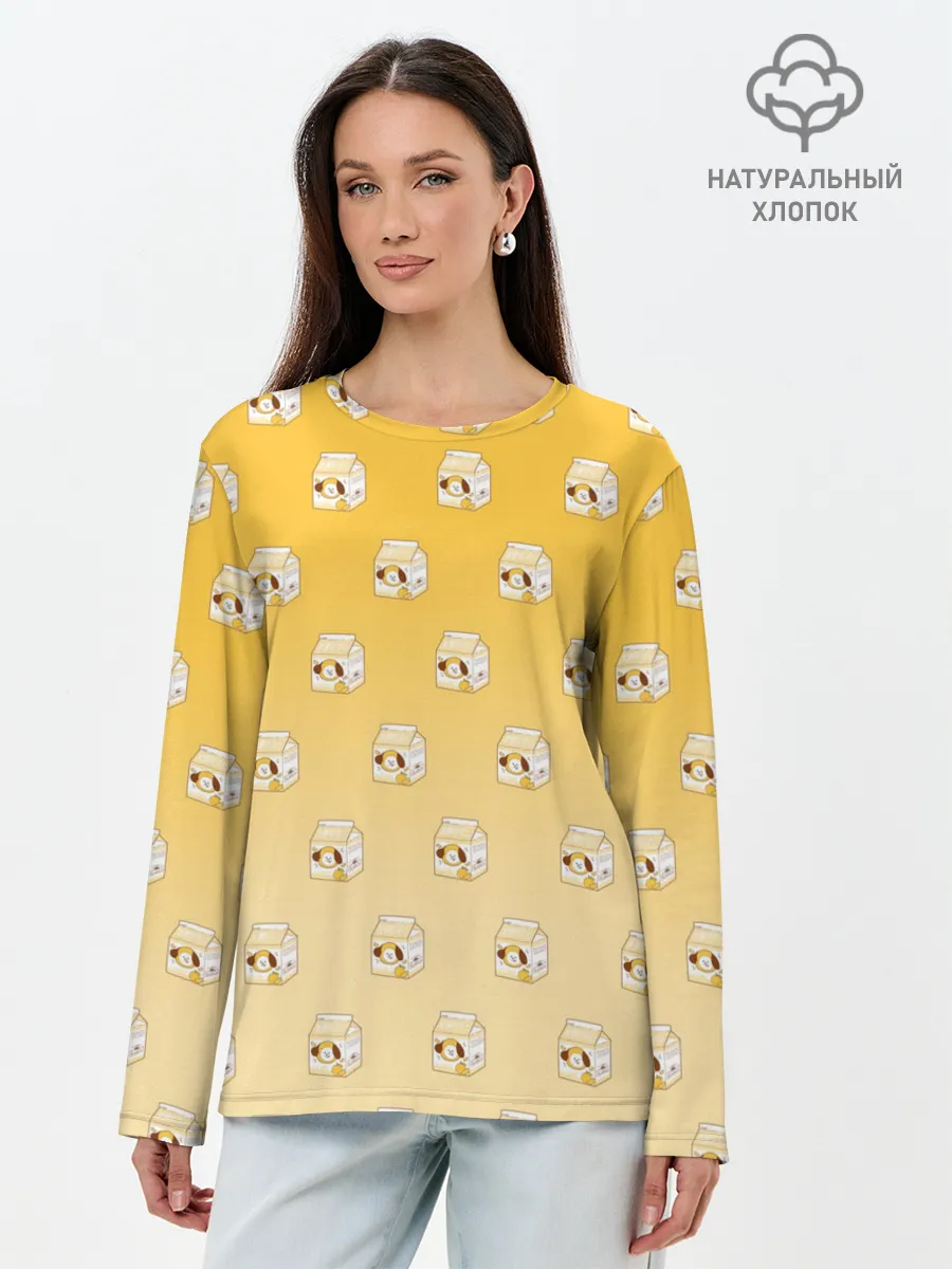 Лонгслив женский. Хлопок / Chimmy juice