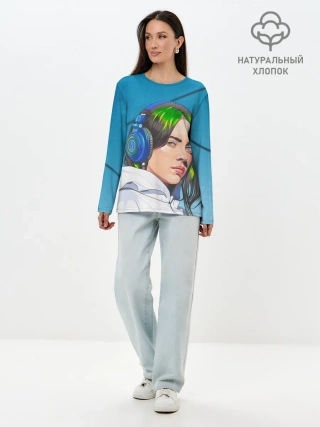 Лонгслив женский. Хлопок / БИЛЛИ АЙЛИШ