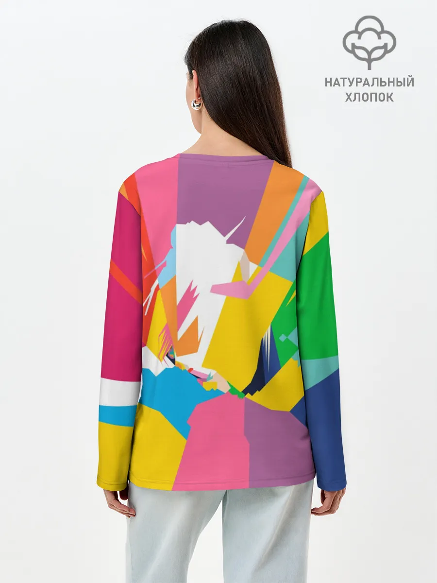 Лонгслив женский. Хлопок / BILLIE EILISH