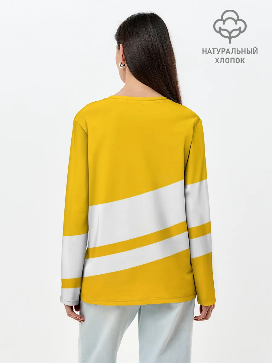 Лонгслив женский. Хлопок / Green Eilish